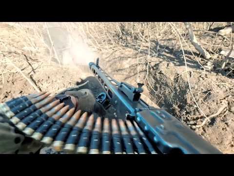 🔴 Ukraine War — Ukrainian MG3 Machine Gunners In Heavy Trench Combat • Insane Russian GoPro Footage