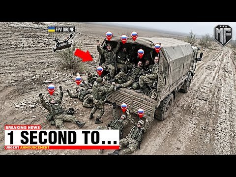 Ukrainian Azov Drones Spot a Truck Full of Russian Soldiers — Then THIS Happened…