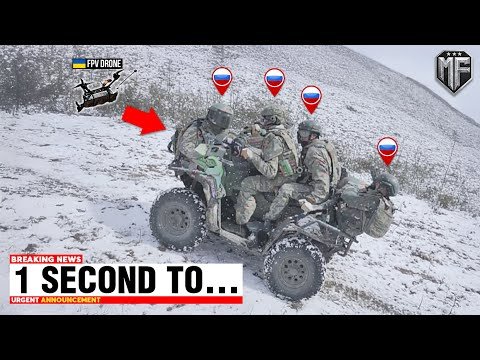 Ukrainian FPV Drone Catches Russian Troops Off Guard — Then THIS Happened…