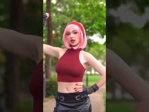 Sakura IRL 👀 rate it from 1-10 😍❤️ #anime #cosplay